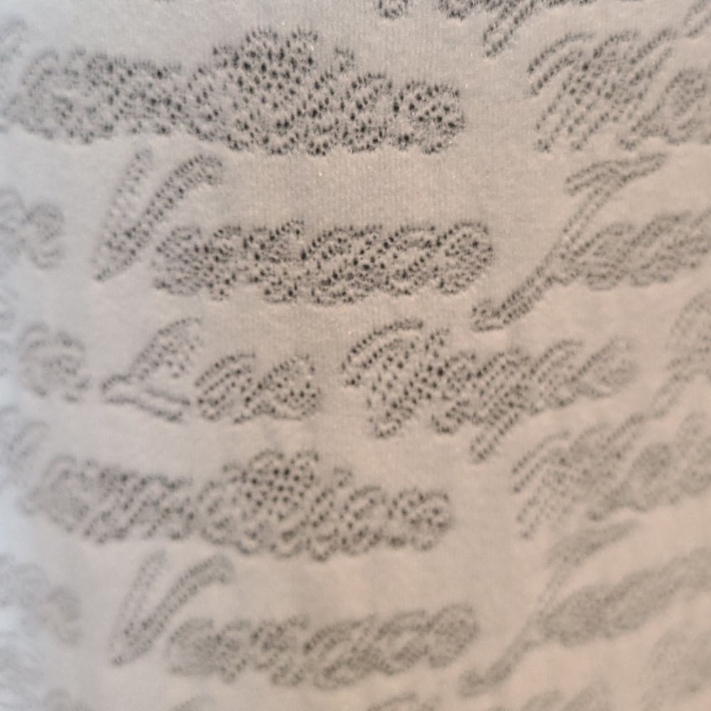 Versace white shirt Med. w/ logo in the fabric NWT - Picture 3 of 11